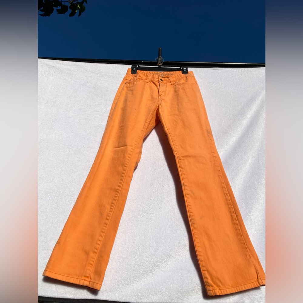 RARE CCS Men 30x32 Orange Revert Flex Skinny Jeans (Stained)